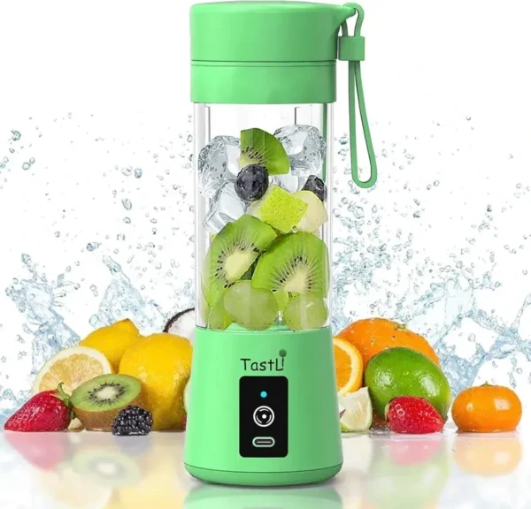 Portable USB Rechargeable Mini Juicer Blender – 380ml Personal Smoothie Maker